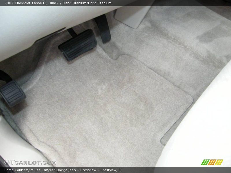 Black / Dark Titanium/Light Titanium 2007 Chevrolet Tahoe LS