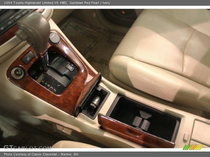 Sundown Red Pearl / Ivory 2004 Toyota Highlander Limited V6 4WD