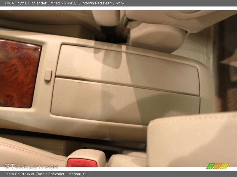 Sundown Red Pearl / Ivory 2004 Toyota Highlander Limited V6 4WD
