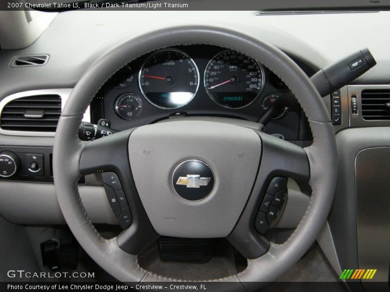 Black / Dark Titanium/Light Titanium 2007 Chevrolet Tahoe LS
