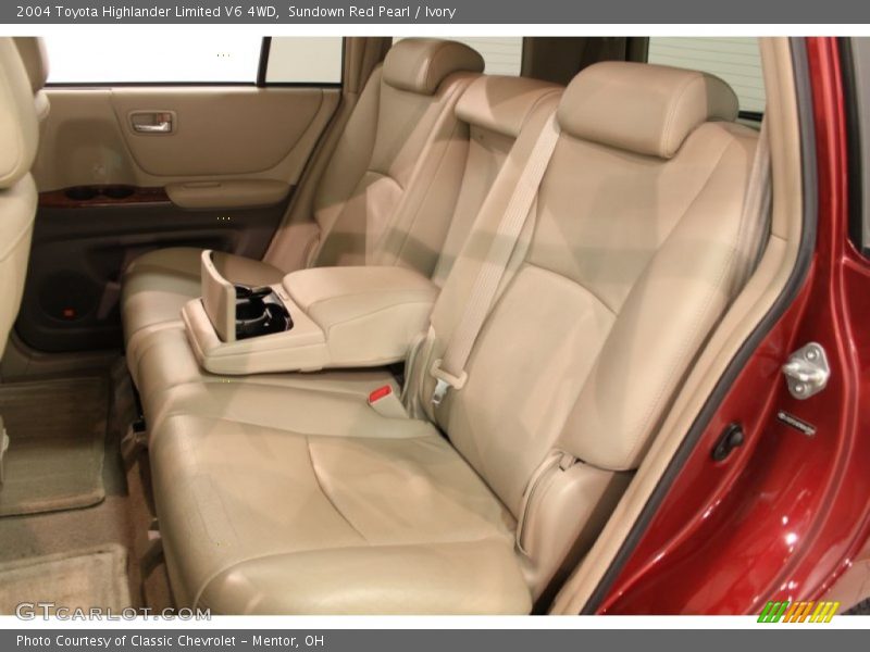 Sundown Red Pearl / Ivory 2004 Toyota Highlander Limited V6 4WD