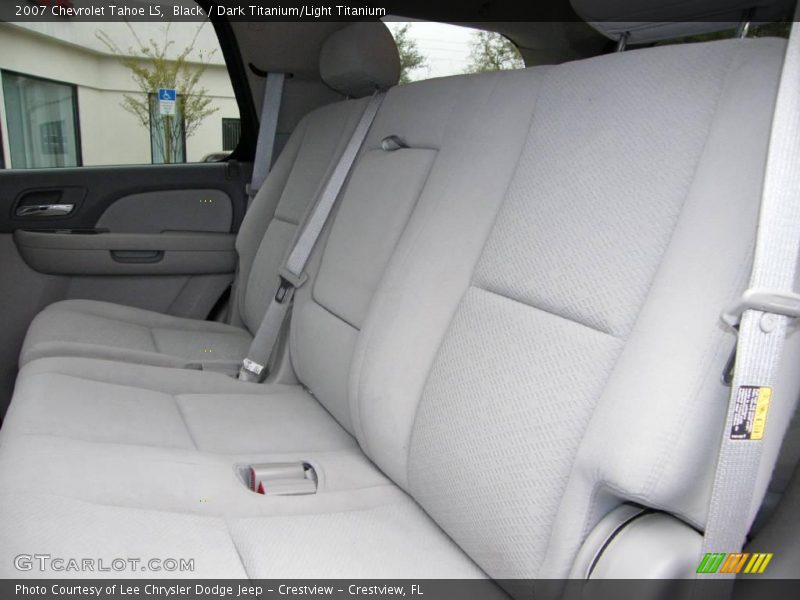 Black / Dark Titanium/Light Titanium 2007 Chevrolet Tahoe LS