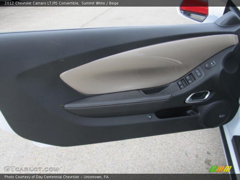 Summit White / Beige 2012 Chevrolet Camaro LT/RS Convertible