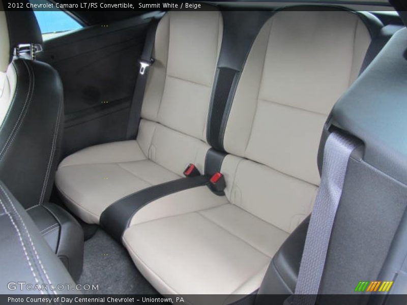 Summit White / Beige 2012 Chevrolet Camaro LT/RS Convertible