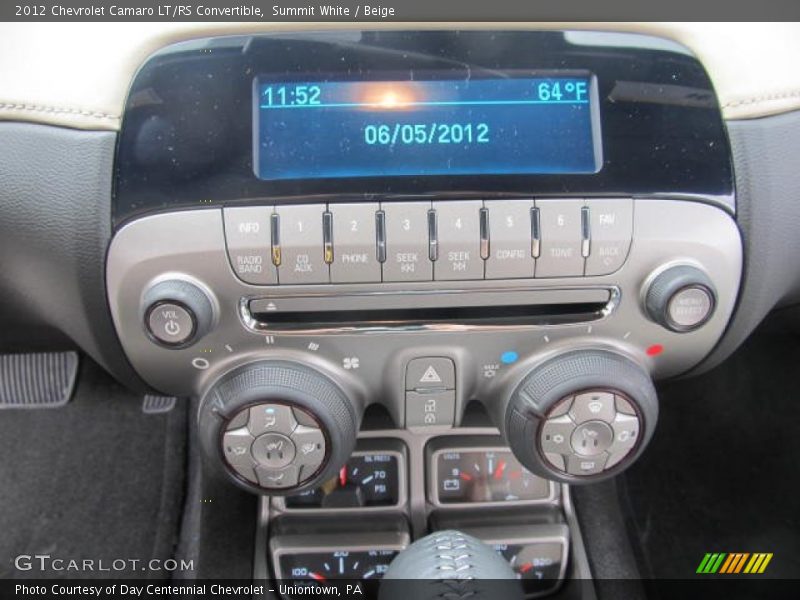 Summit White / Beige 2012 Chevrolet Camaro LT/RS Convertible