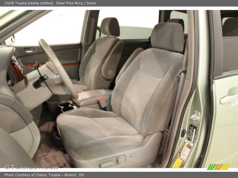 Silver Pine Mica / Stone 2008 Toyota Sienna Limited