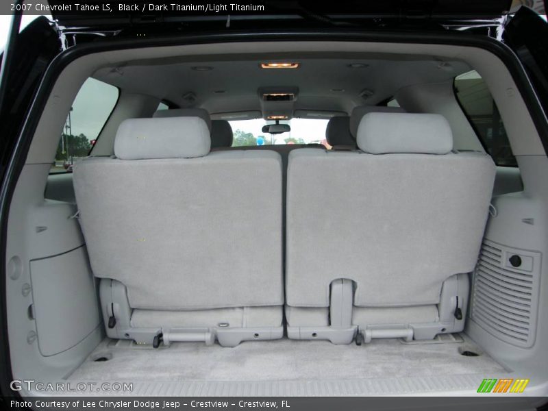 Black / Dark Titanium/Light Titanium 2007 Chevrolet Tahoe LS