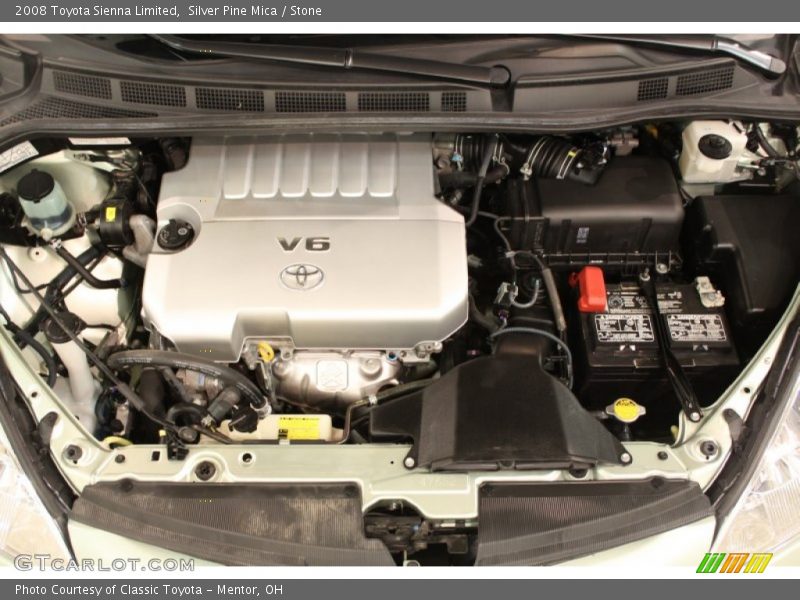 Silver Pine Mica / Stone 2008 Toyota Sienna Limited