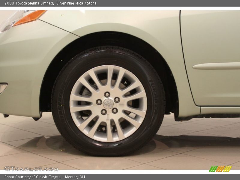 Silver Pine Mica / Stone 2008 Toyota Sienna Limited