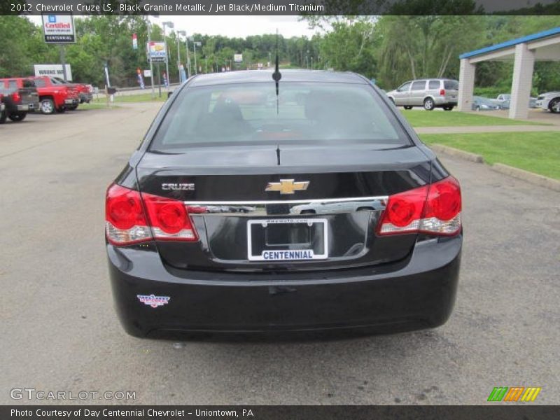 Black Granite Metallic / Jet Black/Medium Titanium 2012 Chevrolet Cruze LS