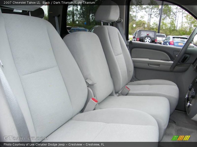 Black / Dark Titanium/Light Titanium 2007 Chevrolet Tahoe LS