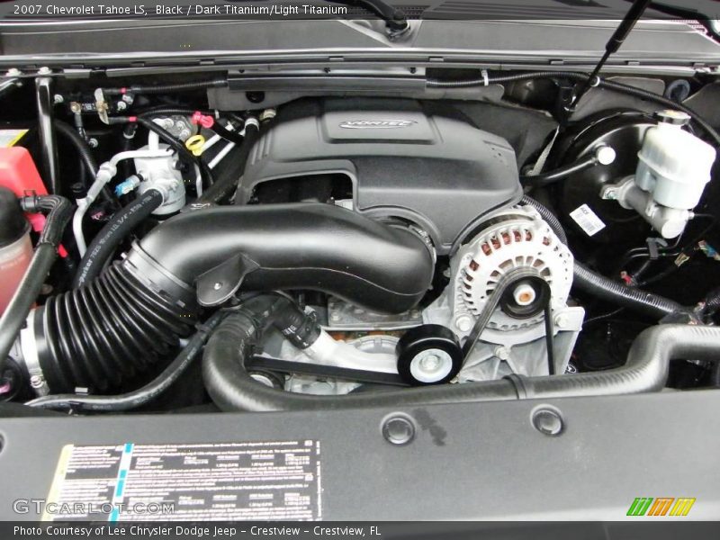 Black / Dark Titanium/Light Titanium 2007 Chevrolet Tahoe LS