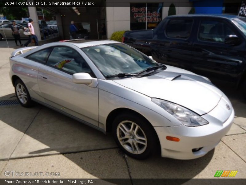 Silver Streak Mica / Black 2004 Toyota Celica GT