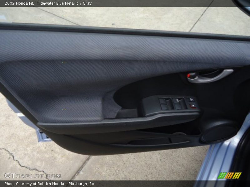 Tidewater Blue Metallic / Gray 2009 Honda Fit