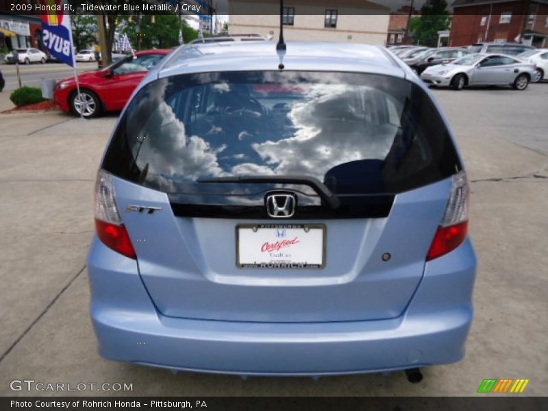 Tidewater Blue Metallic / Gray 2009 Honda Fit
