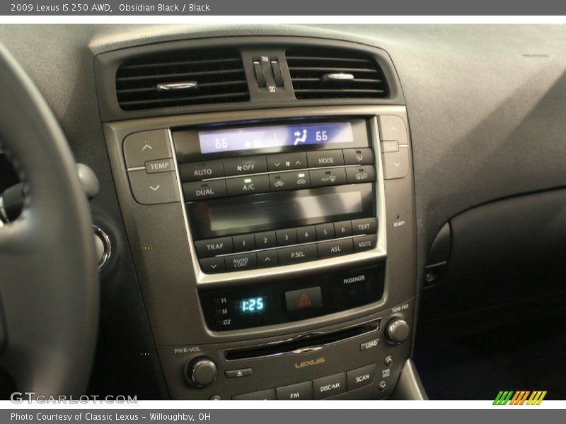 Obsidian Black / Black 2009 Lexus IS 250 AWD