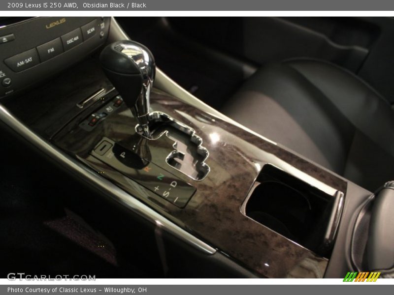 Obsidian Black / Black 2009 Lexus IS 250 AWD