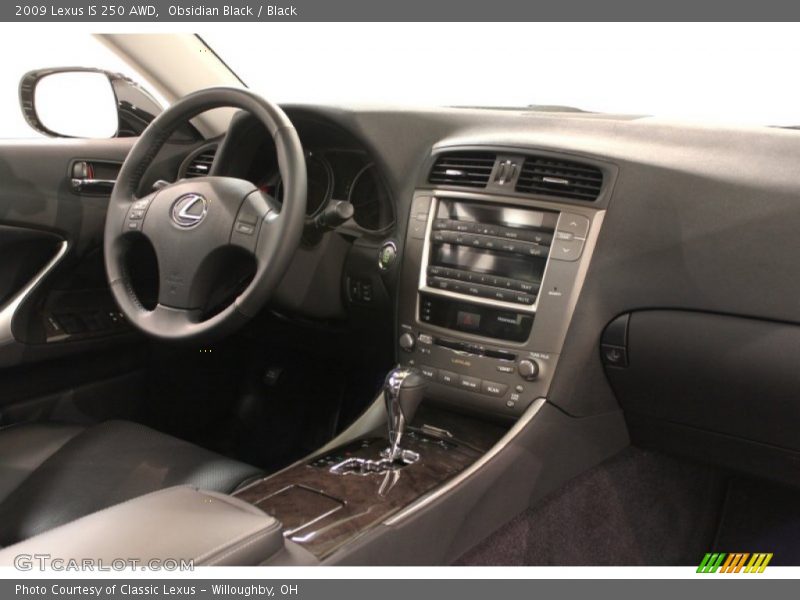 Obsidian Black / Black 2009 Lexus IS 250 AWD