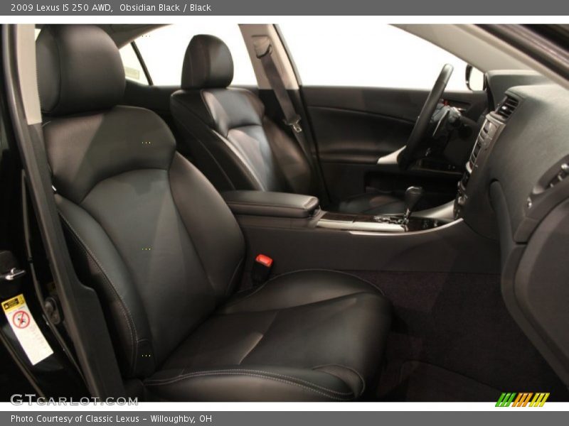 Obsidian Black / Black 2009 Lexus IS 250 AWD