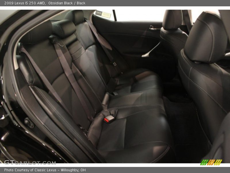 Obsidian Black / Black 2009 Lexus IS 250 AWD