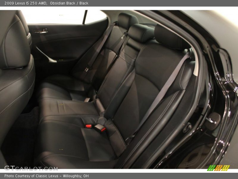 Obsidian Black / Black 2009 Lexus IS 250 AWD