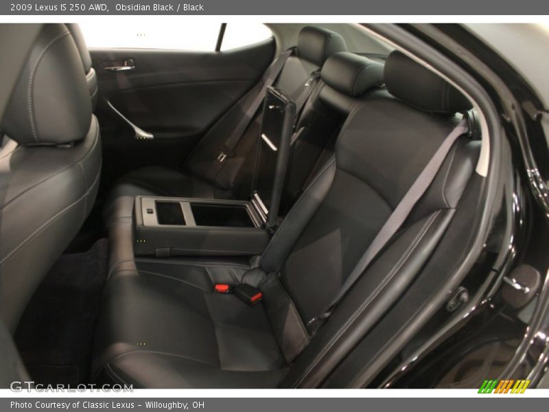 Obsidian Black / Black 2009 Lexus IS 250 AWD