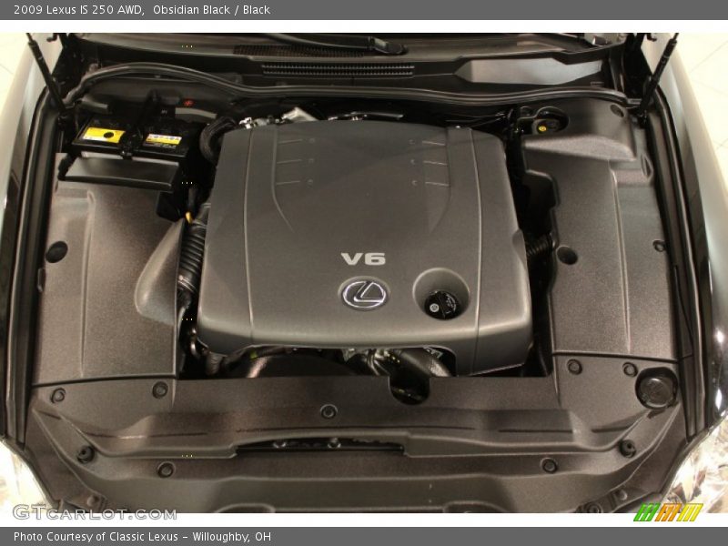 Obsidian Black / Black 2009 Lexus IS 250 AWD