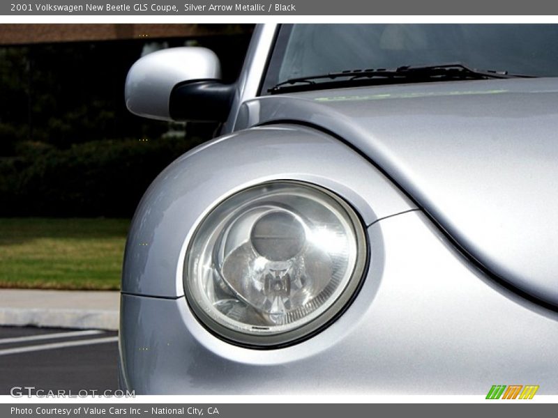 Silver Arrow Metallic / Black 2001 Volkswagen New Beetle GLS Coupe
