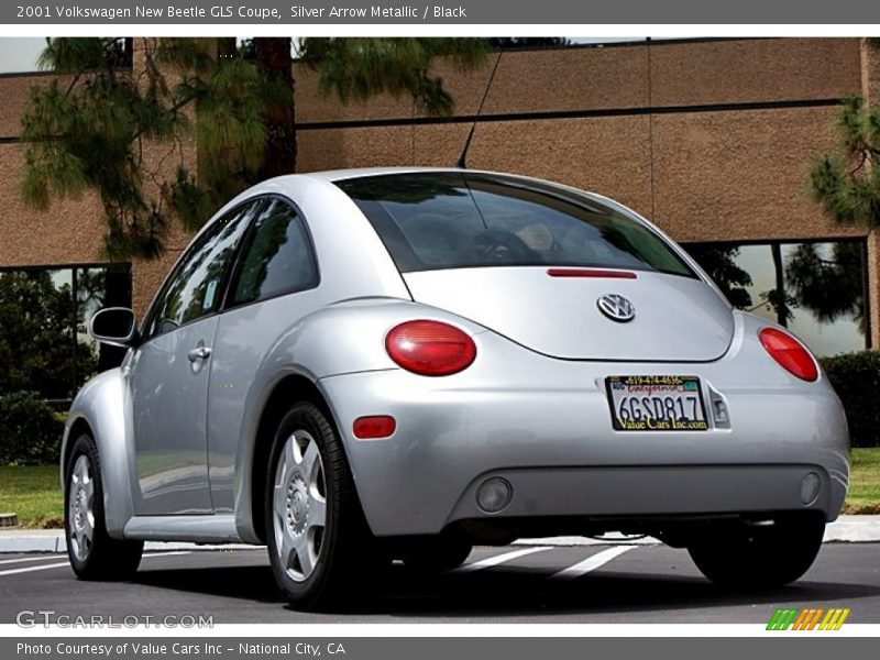 Silver Arrow Metallic / Black 2001 Volkswagen New Beetle GLS Coupe