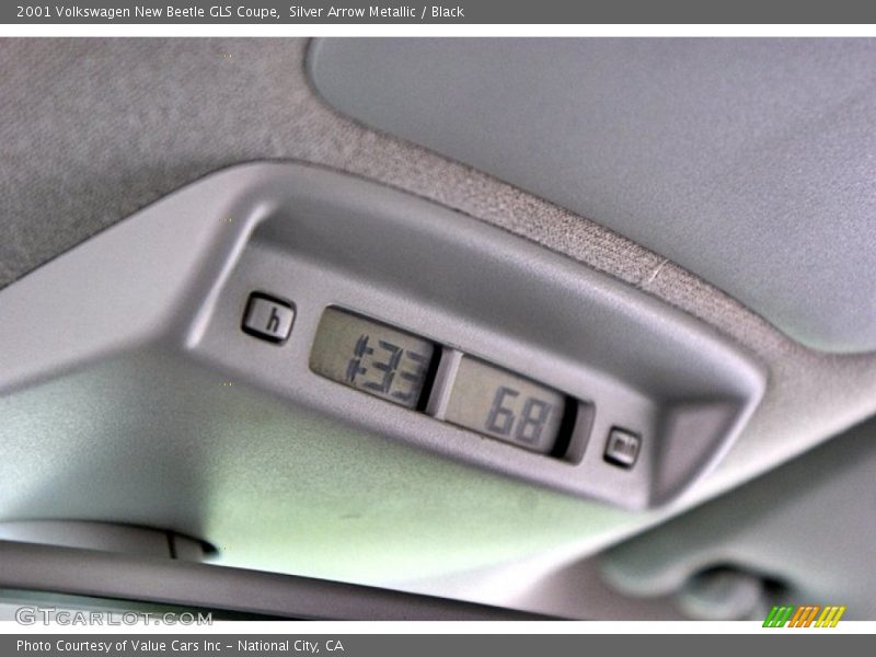 Silver Arrow Metallic / Black 2001 Volkswagen New Beetle GLS Coupe