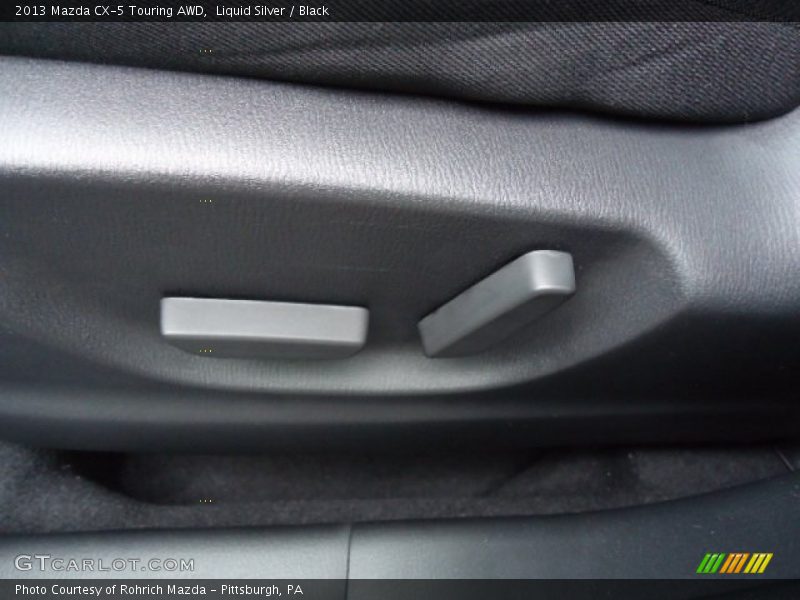 Liquid Silver / Black 2013 Mazda CX-5 Touring AWD