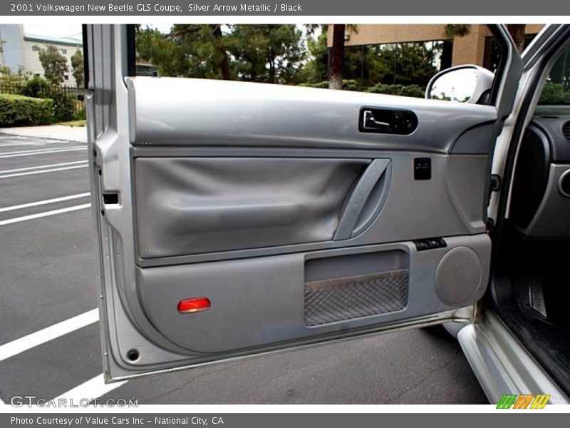 Silver Arrow Metallic / Black 2001 Volkswagen New Beetle GLS Coupe