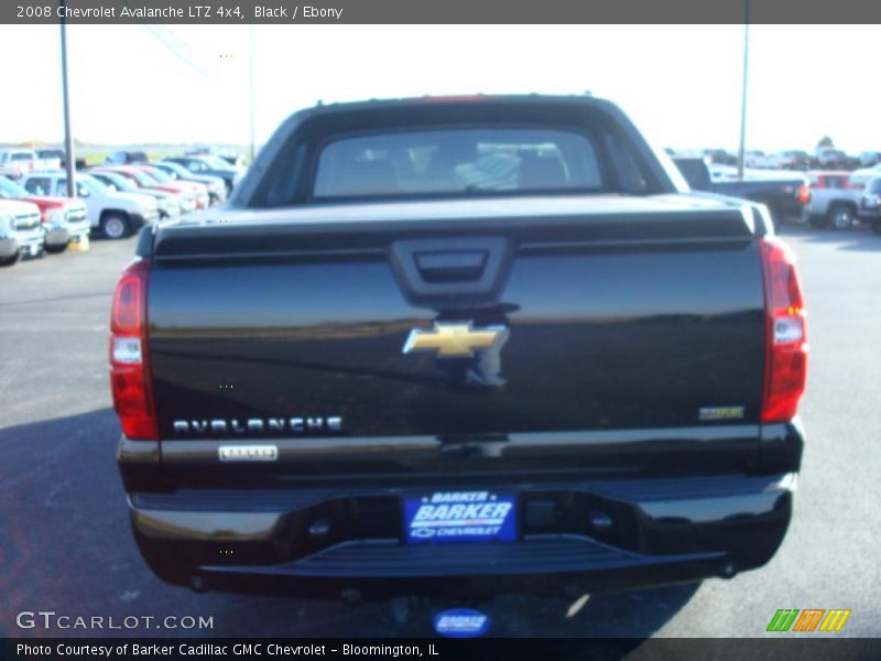 Black / Ebony 2008 Chevrolet Avalanche LTZ 4x4