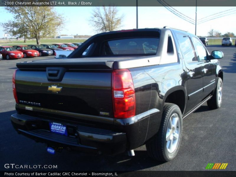 Black / Ebony 2008 Chevrolet Avalanche LTZ 4x4