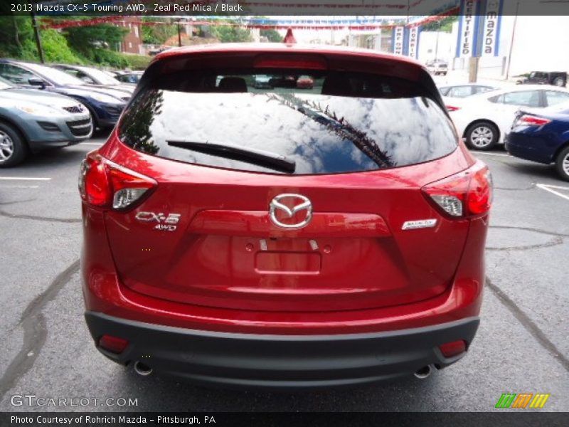 Zeal Red Mica / Black 2013 Mazda CX-5 Touring AWD