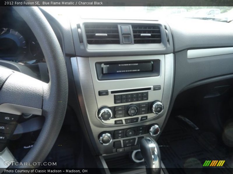 Blue Flame Metallic / Charcoal Black 2012 Ford Fusion SE