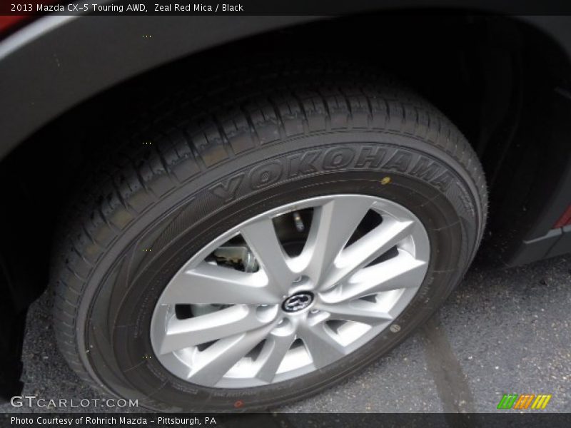 Zeal Red Mica / Black 2013 Mazda CX-5 Touring AWD