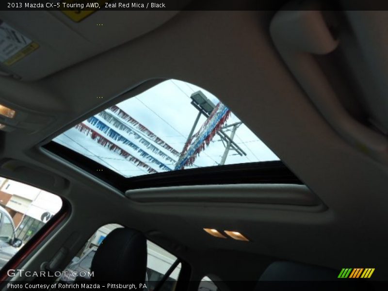 Zeal Red Mica / Black 2013 Mazda CX-5 Touring AWD