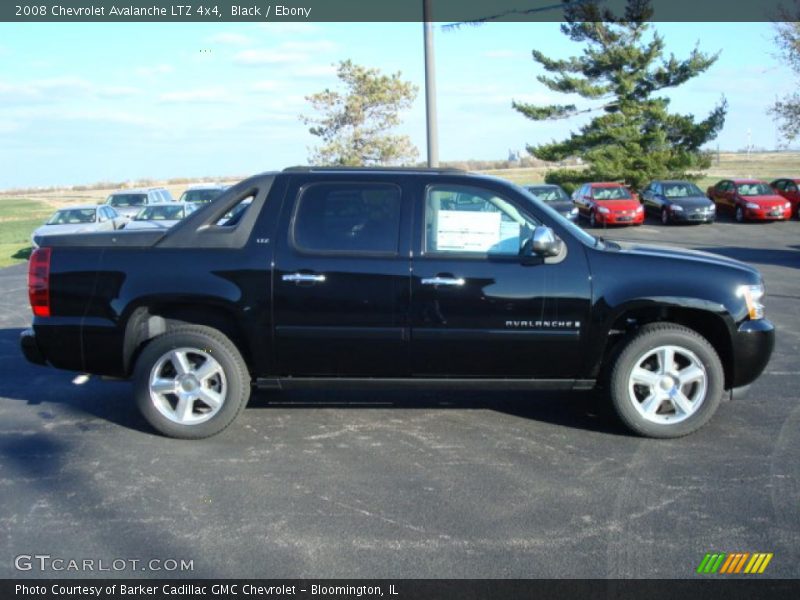 Black / Ebony 2008 Chevrolet Avalanche LTZ 4x4