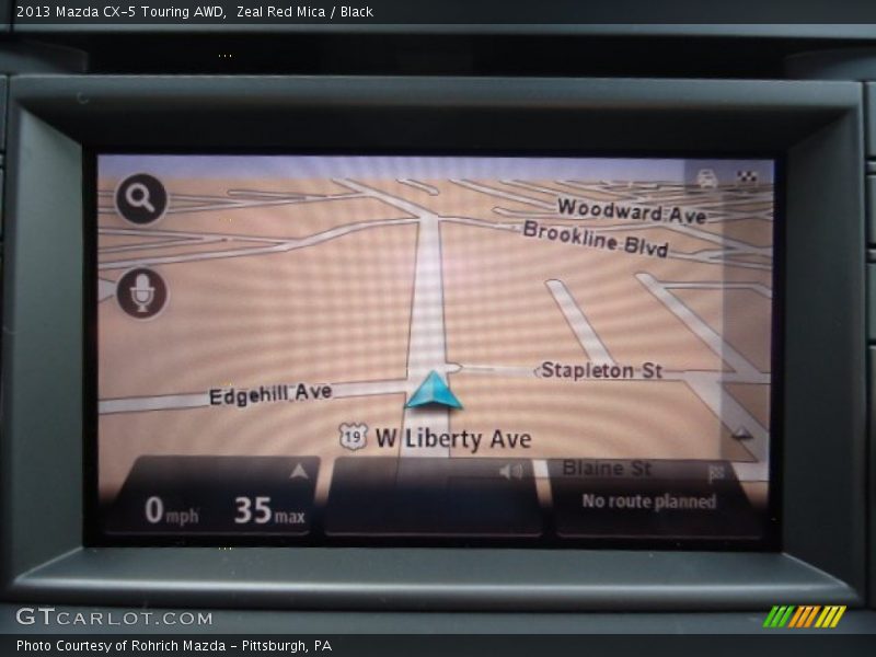 Navigation of 2013 CX-5 Touring AWD