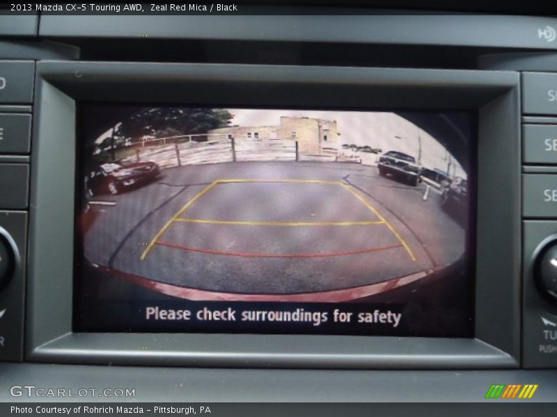 Zeal Red Mica / Black 2013 Mazda CX-5 Touring AWD