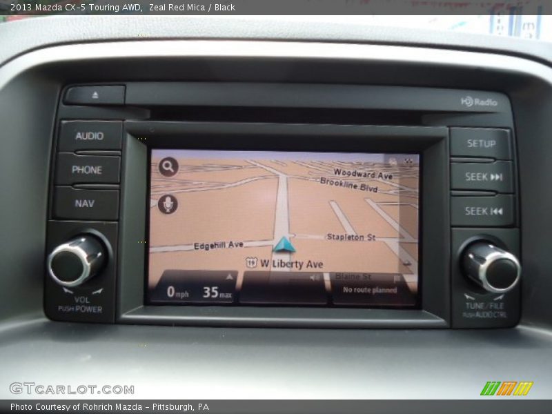Navigation of 2013 CX-5 Touring AWD