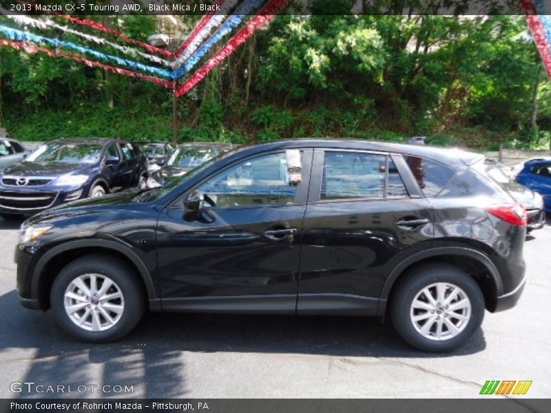 Black Mica / Black 2013 Mazda CX-5 Touring AWD