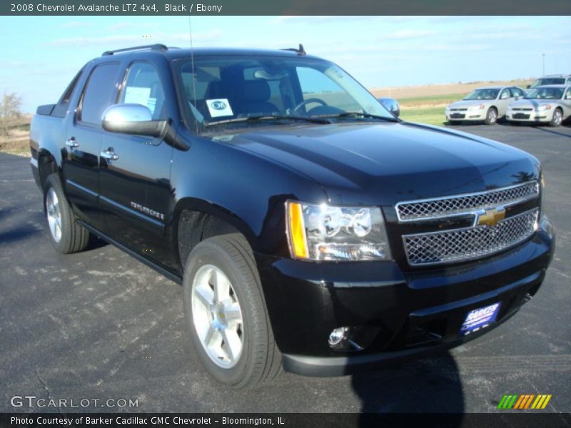 Black / Ebony 2008 Chevrolet Avalanche LTZ 4x4