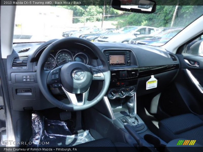 Black Mica / Black 2013 Mazda CX-5 Touring AWD