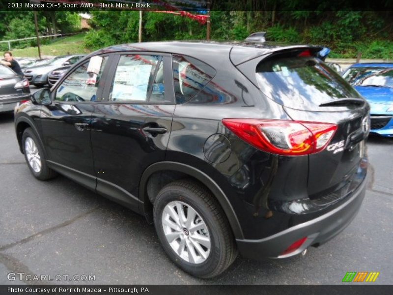 Black Mica / Black 2013 Mazda CX-5 Sport AWD