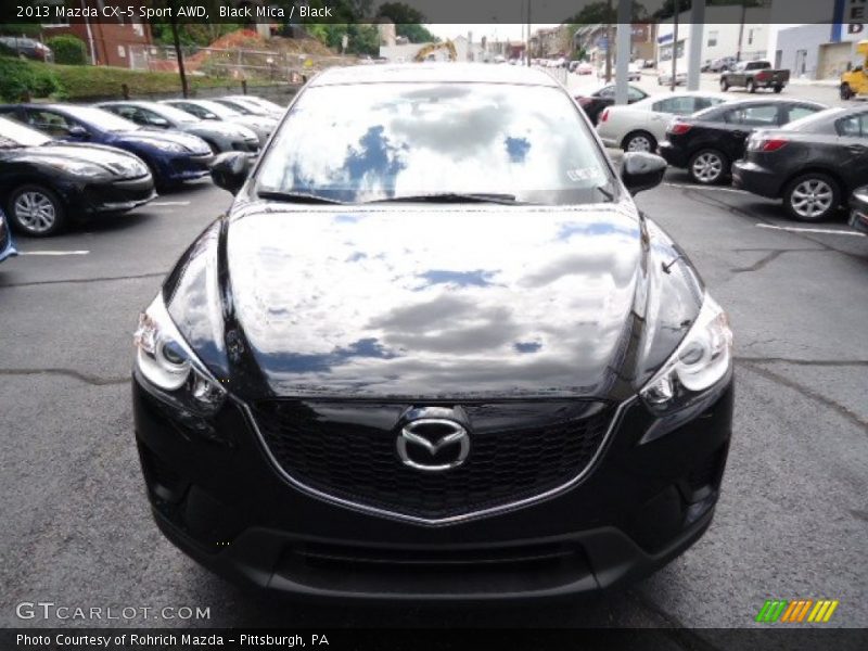 Black Mica / Black 2013 Mazda CX-5 Sport AWD