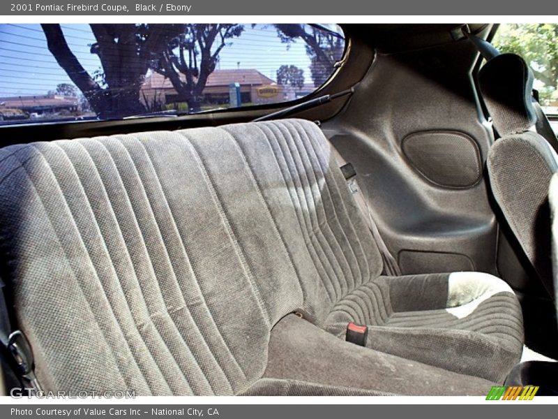  2001 Firebird Coupe Ebony Interior