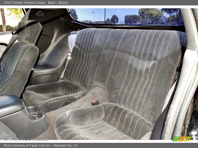 Rear Seat of 2001 Firebird Coupe