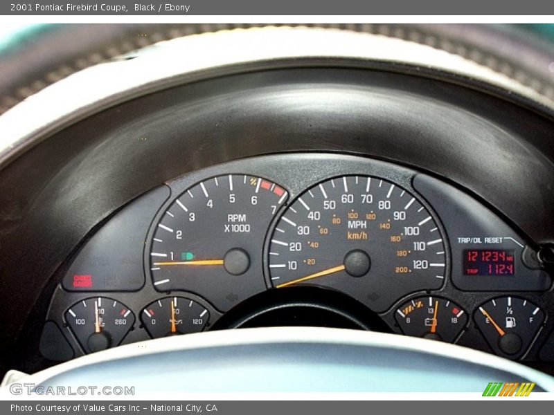  2001 Firebird Coupe Coupe Gauges